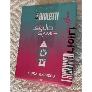 Moka Express Squid Game©: Iconic Stovetop Espresso Maker, Moka Pot, Italian